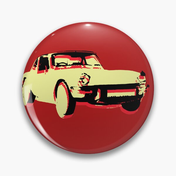 Item preview, Triumph Spitfire 1500 classic sports car red-yellow-black split designed and sold by soitwouldseem.