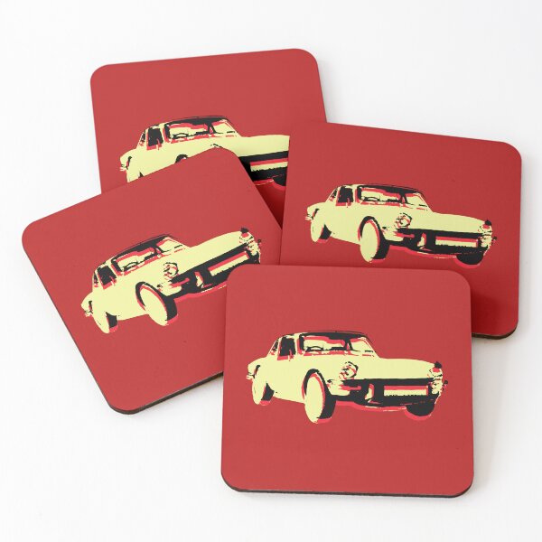 Item preview, Triumph Spitfire 1500 classic sports car red-yellow-black split designed and sold by soitwouldseem.
