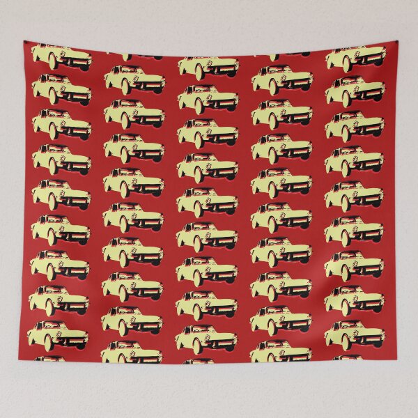Item preview, Triumph Spitfire 1500 classic sports car red-yellow-black split designed and sold by soitwouldseem.