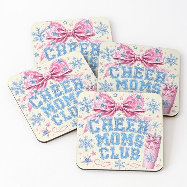 Item preview, Winter Cheer Moms Club Pink Coquette Bow Stanley Snowflake designed and sold by Yellowriversss.