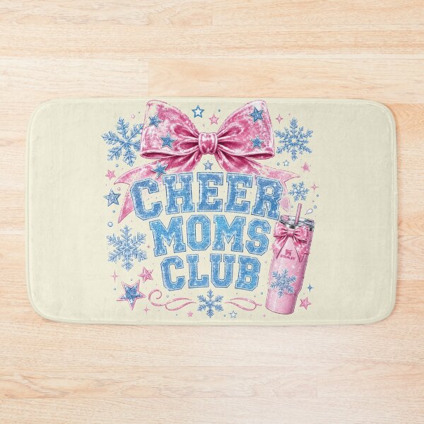 Item preview, Winter Cheer Moms Club Pink Coquette Bow Stanley Snowflake designed and sold by Yellowriversss.