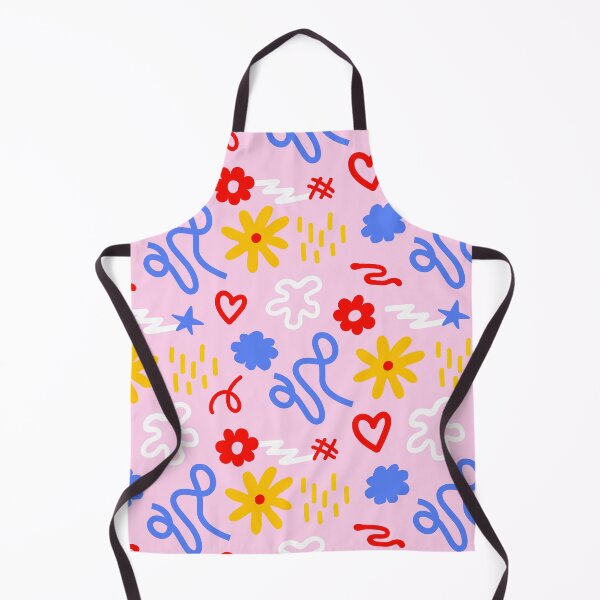 Item preview, Colorful Flower Heart Doodle Pattern designed and sold by jianina-alondra.