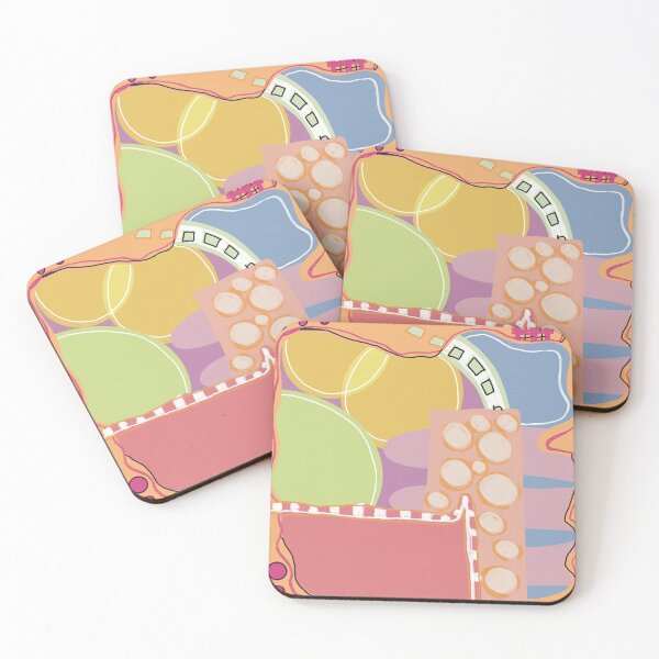 Item preview, Abstract pattern in warm earth tones designed and sold by HeilArtDesign.