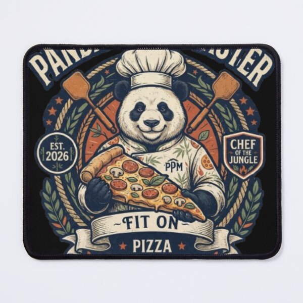 Item preview, Funny Panda Pizza Master T-Shirt | Cute Chef Animal Food Lover Graphic Tee Gift designed and sold by Fit On.