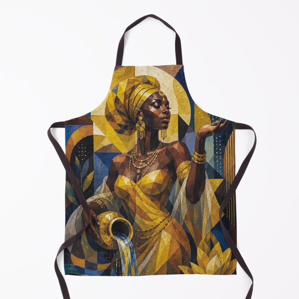 Item preview, Oshun Goddess of the Sacred River painting. designed and sold by GalleryKauffeld.