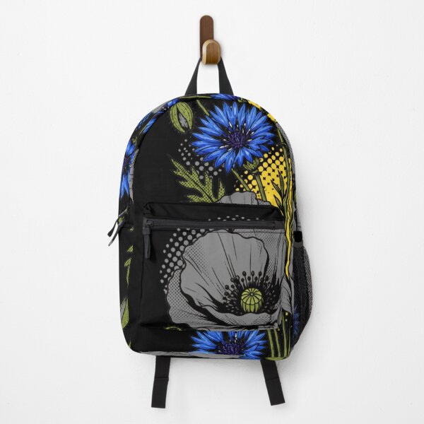 Item preview, Blue Cornflower and Poppy Flowers | Vintage Botanical Wildflower Floral Design designed and sold by DreamPrintForge.