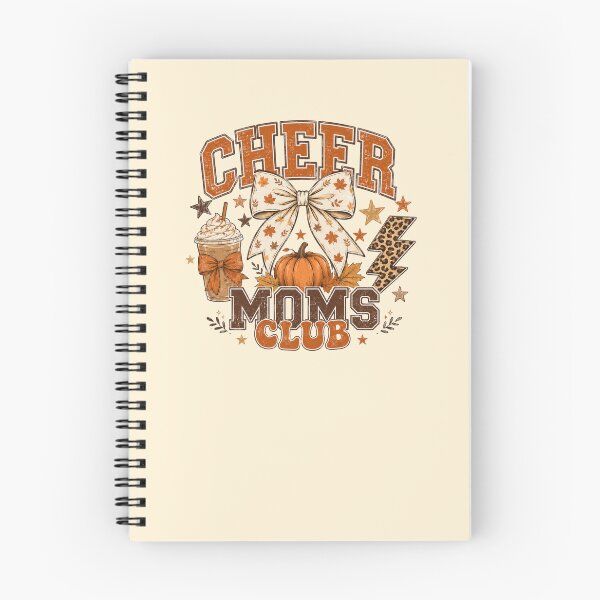 Item preview, Fall Cheer Moms Club Pumpkin Spice Leopard Bow Thanksgiving designed and sold by Yellowriversss.