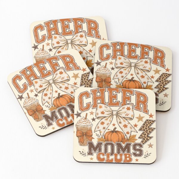 Item preview, Fall Cheer Moms Club Pumpkin Spice Leopard Bow Thanksgiving designed and sold by Yellowriversss.