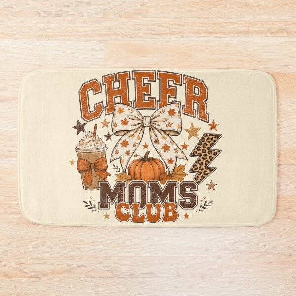 Item preview, Fall Cheer Moms Club Pumpkin Spice Leopard Bow Thanksgiving designed and sold by Yellowriversss.