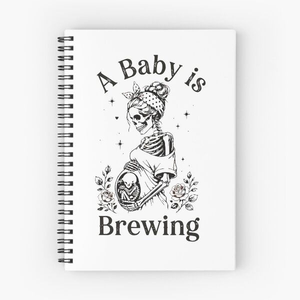 Item preview, A Baby Is Brewing Gothic Skeleton Mother designed and sold by beoldfashioned.