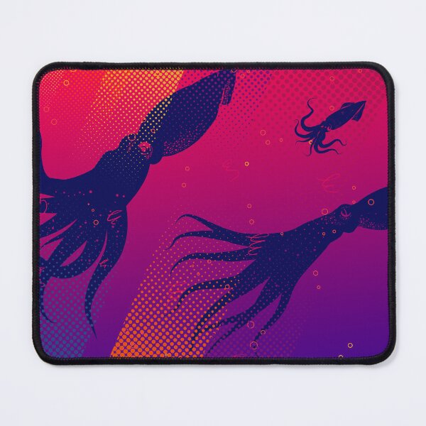 Item preview, Squid Trio Sunset Ocean Art designed and sold by chaaval.