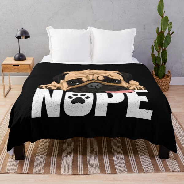 Item preview, Pug Dog Nope Funny Pet Lover Design designed and sold by Dmo3HarkoArt.