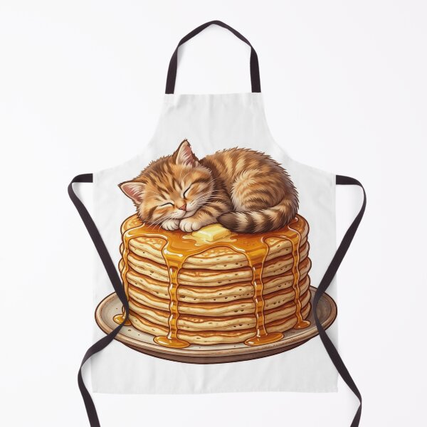 Item preview, Cat Napping on Pancake Stack designed and sold by YNAMREG.