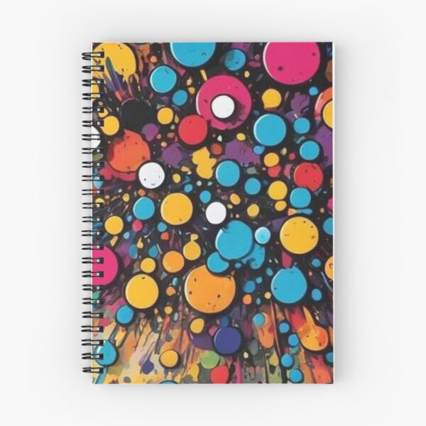 Item preview, Colorful Paint Splatter Polka Dot Burst Abstract Pattern designed and sold by LYAN-STORE.