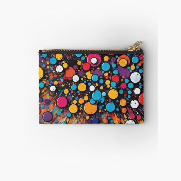 Item preview, Colorful Paint Splatter Polka Dot Burst Abstract Pattern designed and sold by LYAN-STORE.