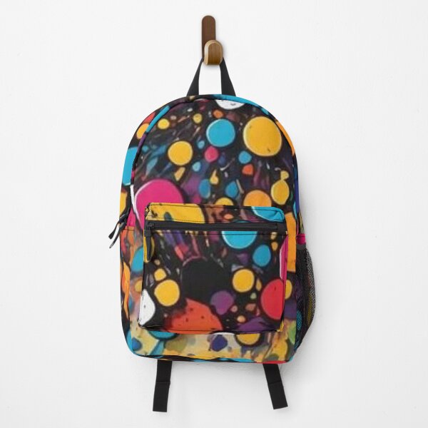 Item preview, Colorful Paint Splatter Polka Dot Burst Abstract Pattern designed and sold by LYAN-STORE.