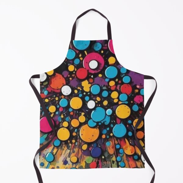 Item preview, Colorful Paint Splatter Polka Dot Burst Abstract Pattern designed and sold by LYAN-STORE.