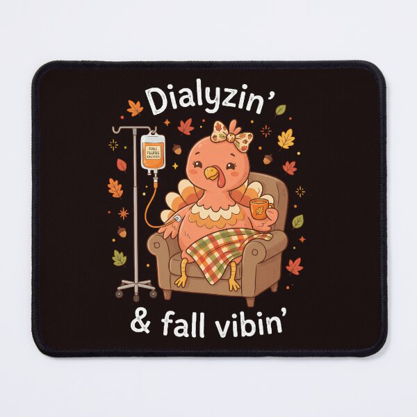 Item preview, Fall Dialysis Nurse Turkey Thanksgiving Kidney Warrior RN designed and sold by w66aboo.
