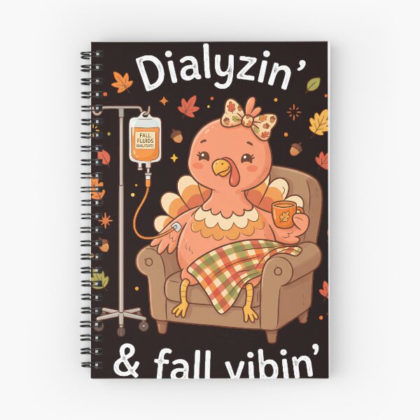 Item preview, Fall Dialysis Nurse Turkey Thanksgiving Kidney Warrior RN designed and sold by w66aboo.