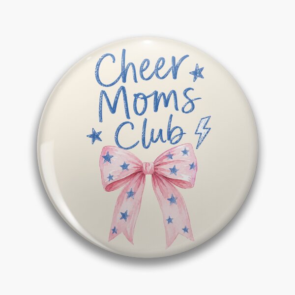Item preview, Minimal Coquette Cheer Moms Club Bow Blue Star designed and sold by Yellowriversss.