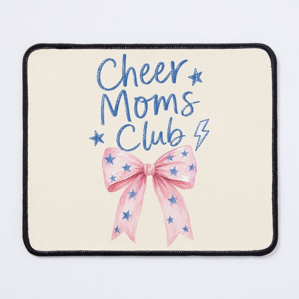 Item preview, Minimal Coquette Cheer Moms Club Bow Blue Star designed and sold by Yellowriversss.