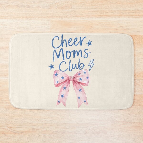 Item preview, Minimal Coquette Cheer Moms Club Bow Blue Star designed and sold by Yellowriversss.