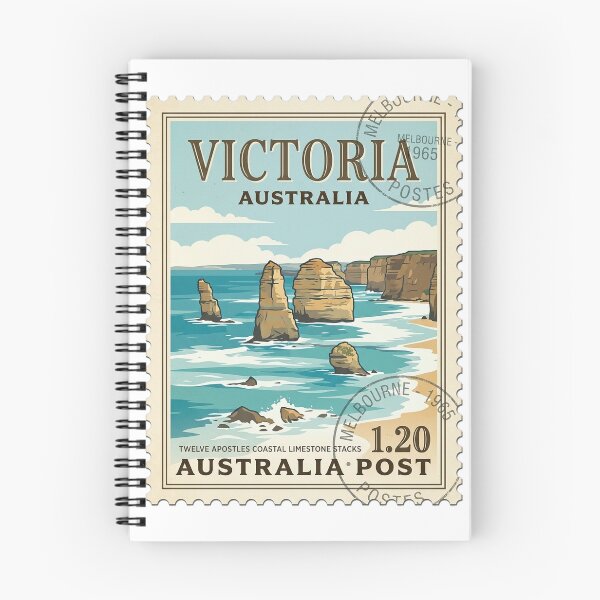 Item preview, Victoria Australia Twelve Apostles Travel Stamp designed and sold by k3rstman1.