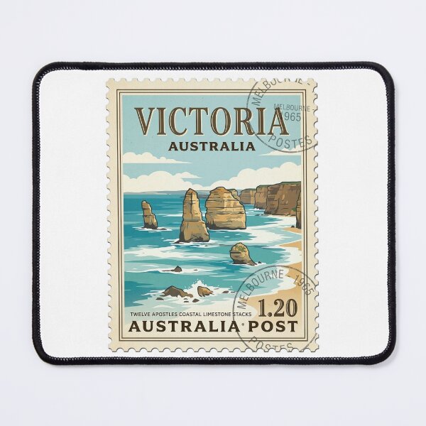 Item preview, Victoria Australia Twelve Apostles Travel Stamp designed and sold by k3rstman1.