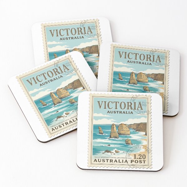Item preview, Victoria Australia Twelve Apostles Travel Stamp designed and sold by k3rstman1.