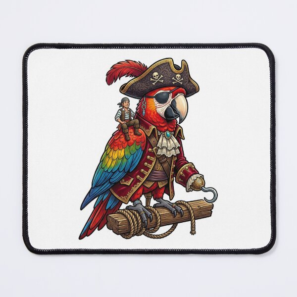 Item preview, Parrot as Pirate Captain designed and sold by YNAMREG.