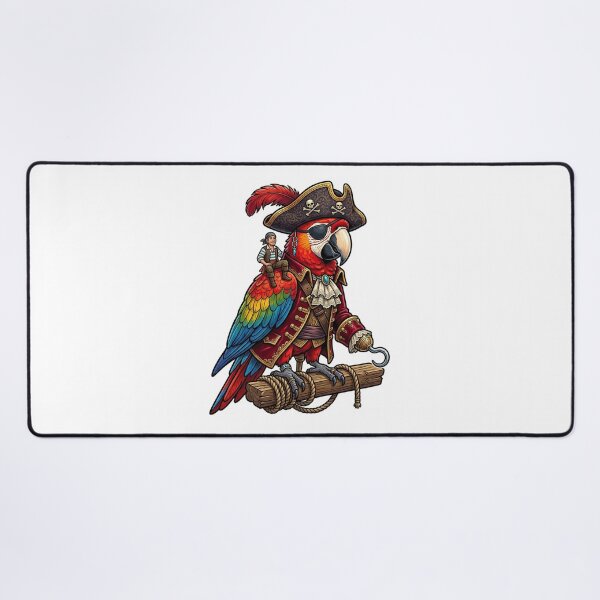 Item preview, Parrot as Pirate Captain designed and sold by YNAMREG.