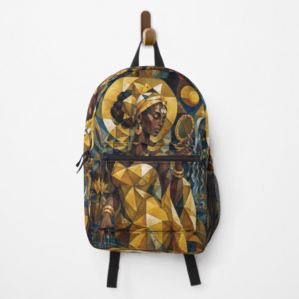 Item preview, The Golden Flow of Oshun painting. designed and sold by GalleryKauffeld.