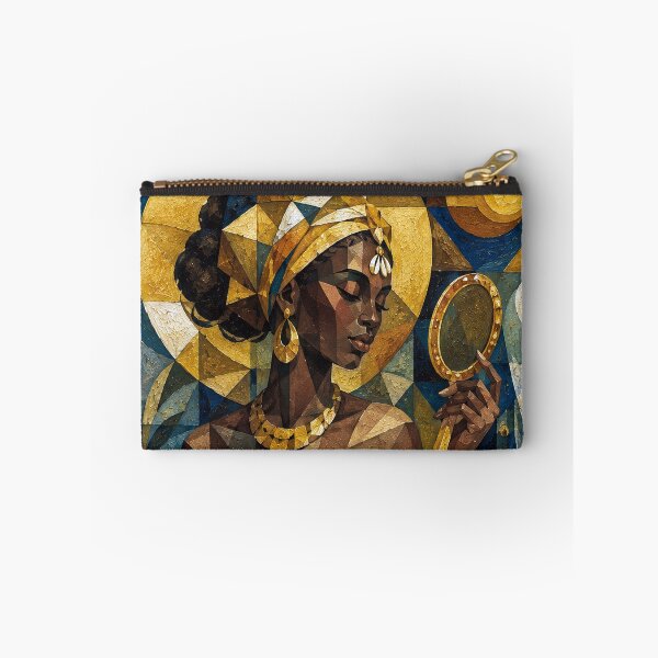 Item preview, The Golden Flow of Oshun painting. designed and sold by GalleryKauffeld.