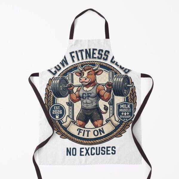 Item preview, Cow Fitness Club T-Shirt | Funny Gym Cow Animal Workout Graphic Tee Gift designed and sold by Fit On.