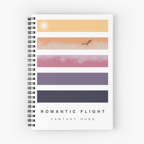 Item preview, ‘Romantic Flight’ Fantasy Hue Palette Special Edition Graphic Artwork designed and sold by The Colourful Game.