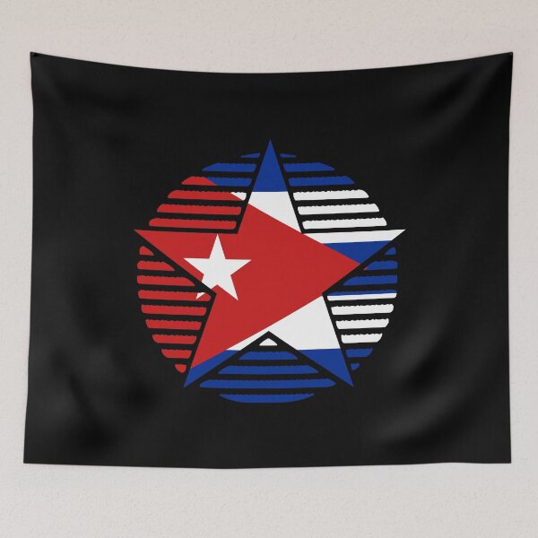 Item preview, Retro Cuba Flag Star CU designed and sold by shitpostee.