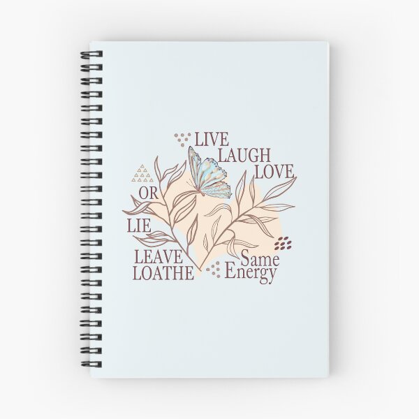 Item preview, Live Laugh Love Or Lie Leave Loathe Same Energy - Sarcastic Boho Butterfly designed and sold by the-Z3nith.