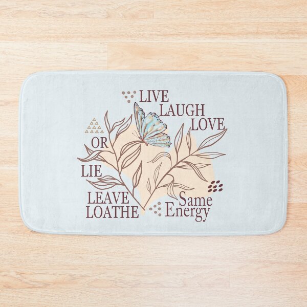 Item preview, Live Laugh Love Or Lie Leave Loathe Same Energy - Sarcastic Boho Butterfly designed and sold by the-Z3nith.