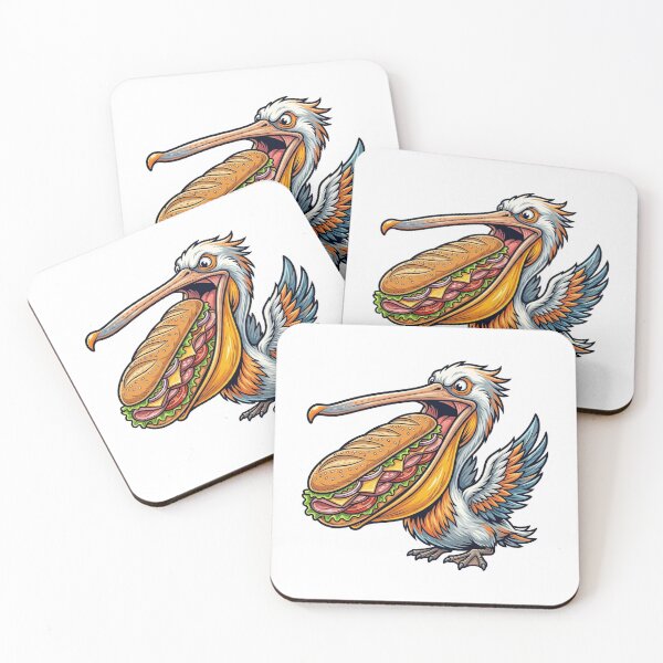 Item preview, Pelican Stealing Giant Sandwich designed and sold by YNAMREG.