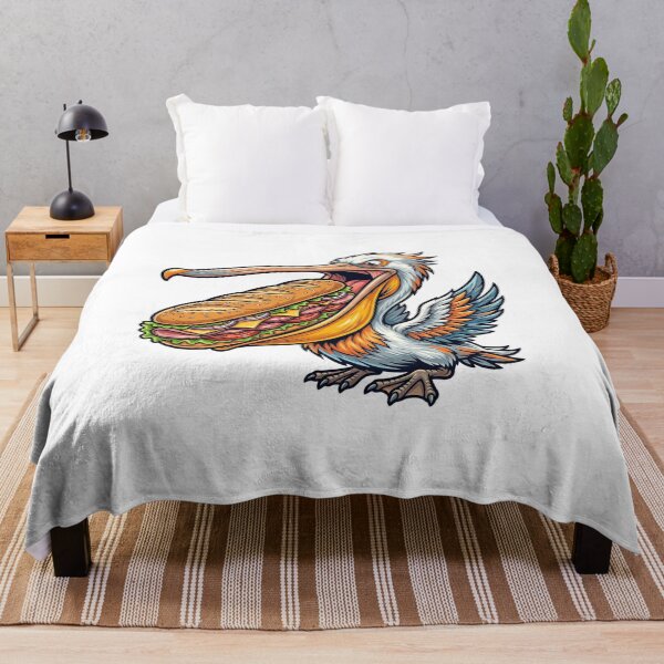 Item preview, Pelican Stealing Giant Sandwich designed and sold by YNAMREG.