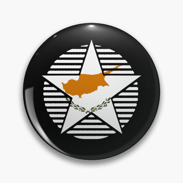 Item preview, Retro Cyprus Flag Star CY designed and sold by shitpostee.