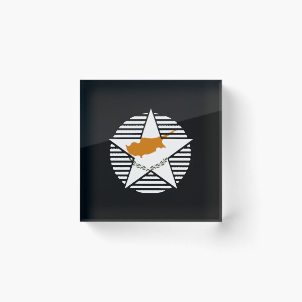 Item preview, Retro Cyprus Flag Star CY designed and sold by shitpostee.