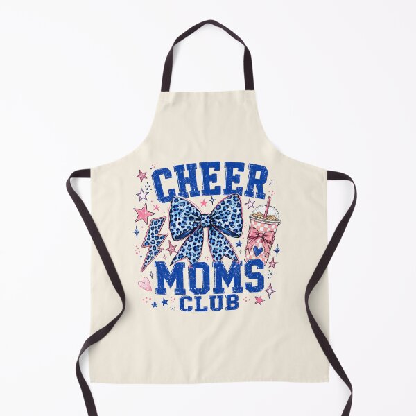Item preview, Blue Leopard Bow Cheer Moms Club Pink Checkered Coffee Viral designed and sold by Yellowriversss.