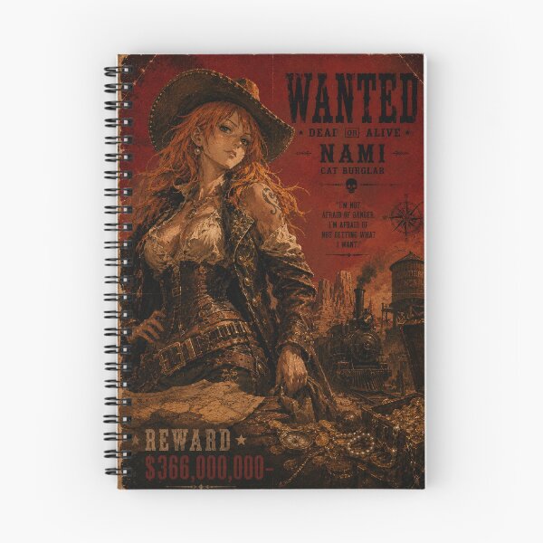 Item preview, Nami Wild West Wanted Poster designed and sold by OrionInkVault.