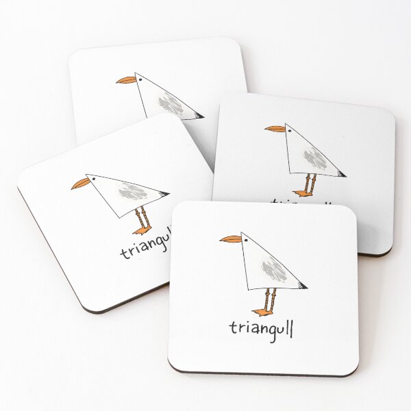 Item preview, Triangull Triangle Seagull Bird Pun designed and sold by regina-society.