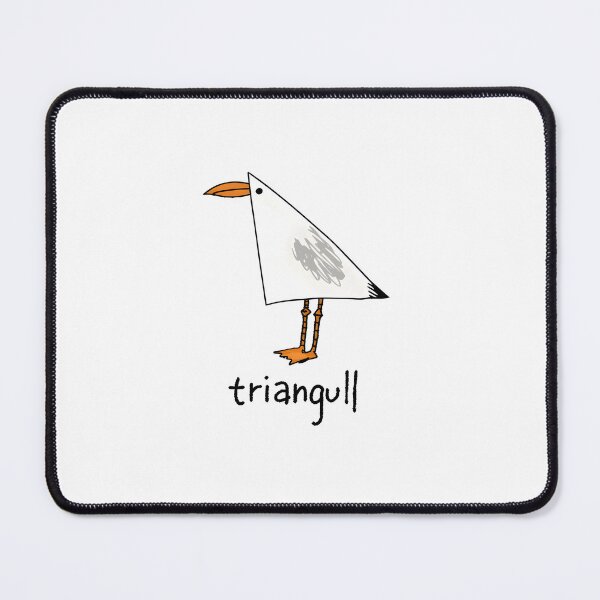 Item preview, Triangull Triangle Seagull Bird Pun designed and sold by regina-society.