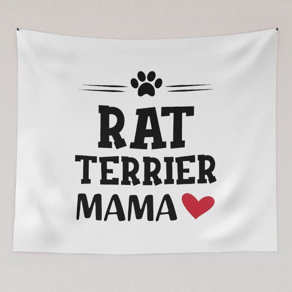 Item preview, Rat Terrier Mama Dog Lover Paw Heart Design designed and sold by Dmo3HarkoArt.