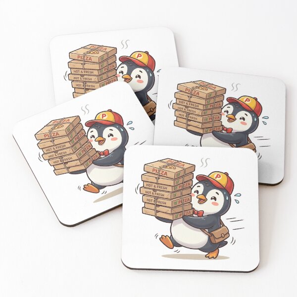 Item preview, Penguin Pizza Delivery Driver designed and sold by YNAMREG.