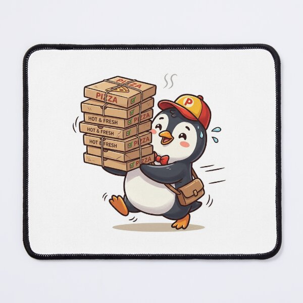 Item preview, Penguin Pizza Delivery Driver designed and sold by YNAMREG.