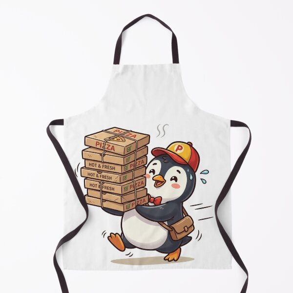 Item preview, Penguin Pizza Delivery Driver designed and sold by YNAMREG.